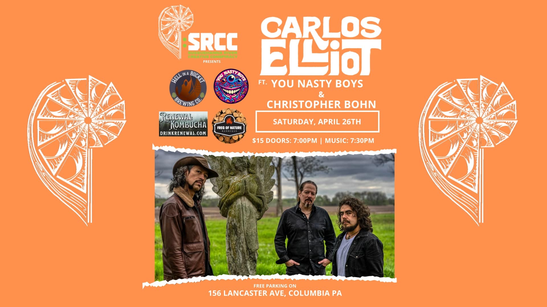 Carlos Elliot, You Nasty Boys, Christopher Bohn
