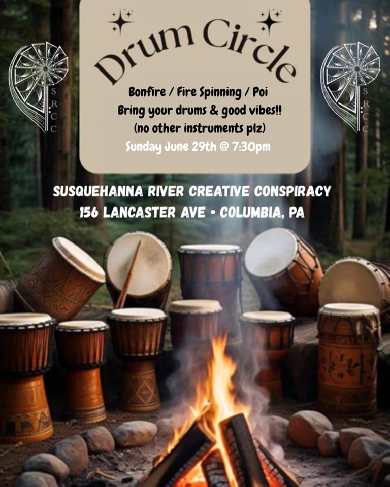 Fire Spinning and Drum Circle