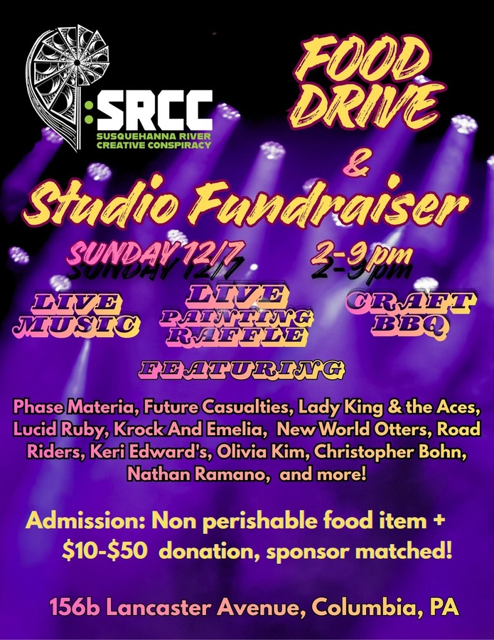 SRCC Studio Food Drive & Fundraiser