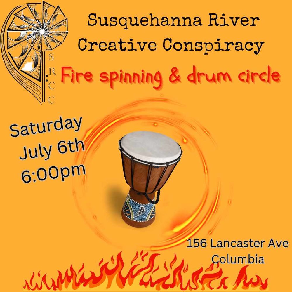 Fire Spinning and Drum Circle