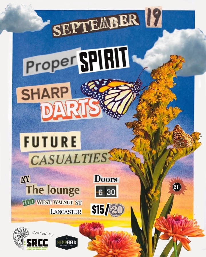 Future Casualties, Proper Spirit, Sharp Darts